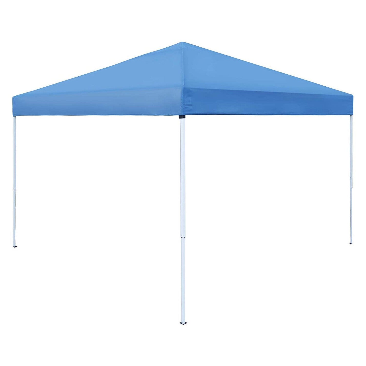 ZENSTYLE 10 x 10 ft Home Garden Outdoor Gathering Pop-Up Wedding Foldable Waterproof Canopy Party Tent Height Adjustable with Carrying Bag - Blue