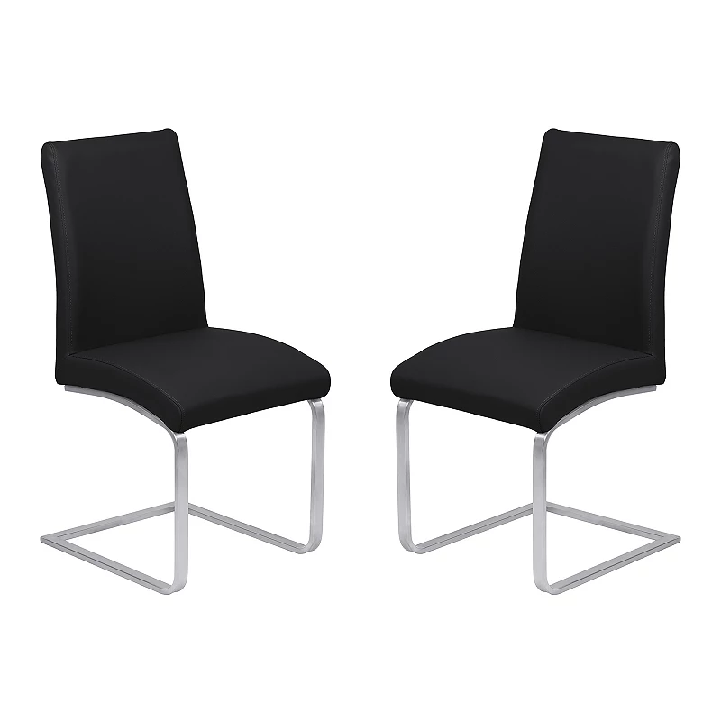 Armen Living Blanca Dining Chair 2-piece Set