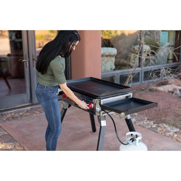 Camp Chef Portable 4 Burner Flat Top Gas Grill Ftg600p