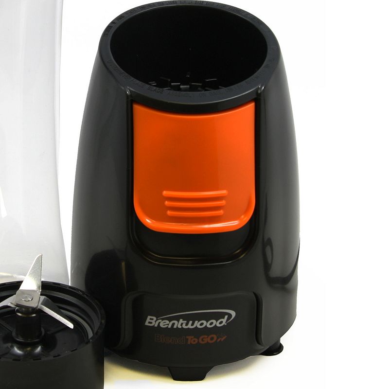 Brentwood Blend-To-Go Personal Blender in Black and Orange