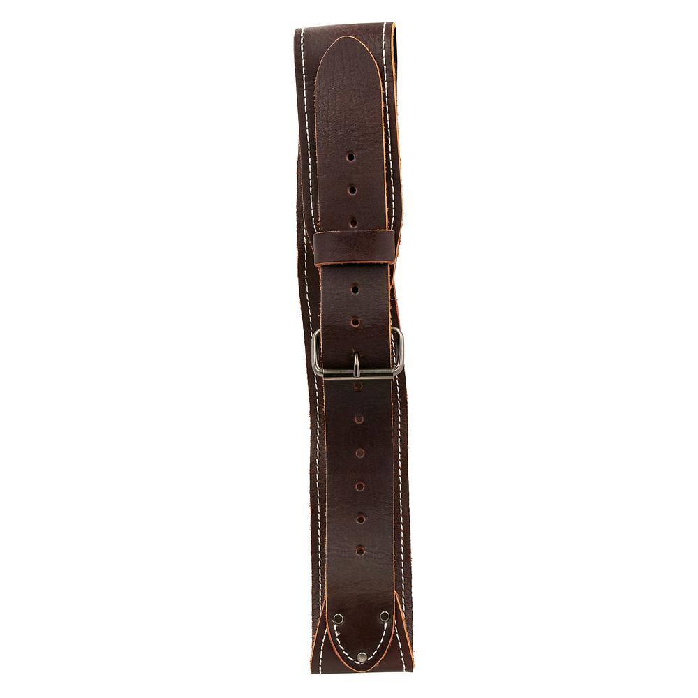 BUCKET BOSS Tapered Leather Tool Belt Size Medium (Waists 30 in.- 42 in.) 55325