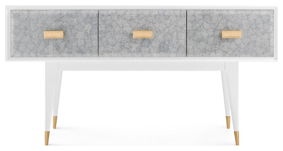 Elisa Console Gray   Midcentury   Console Tables   by Old Bones Co.  Studios  Houzz