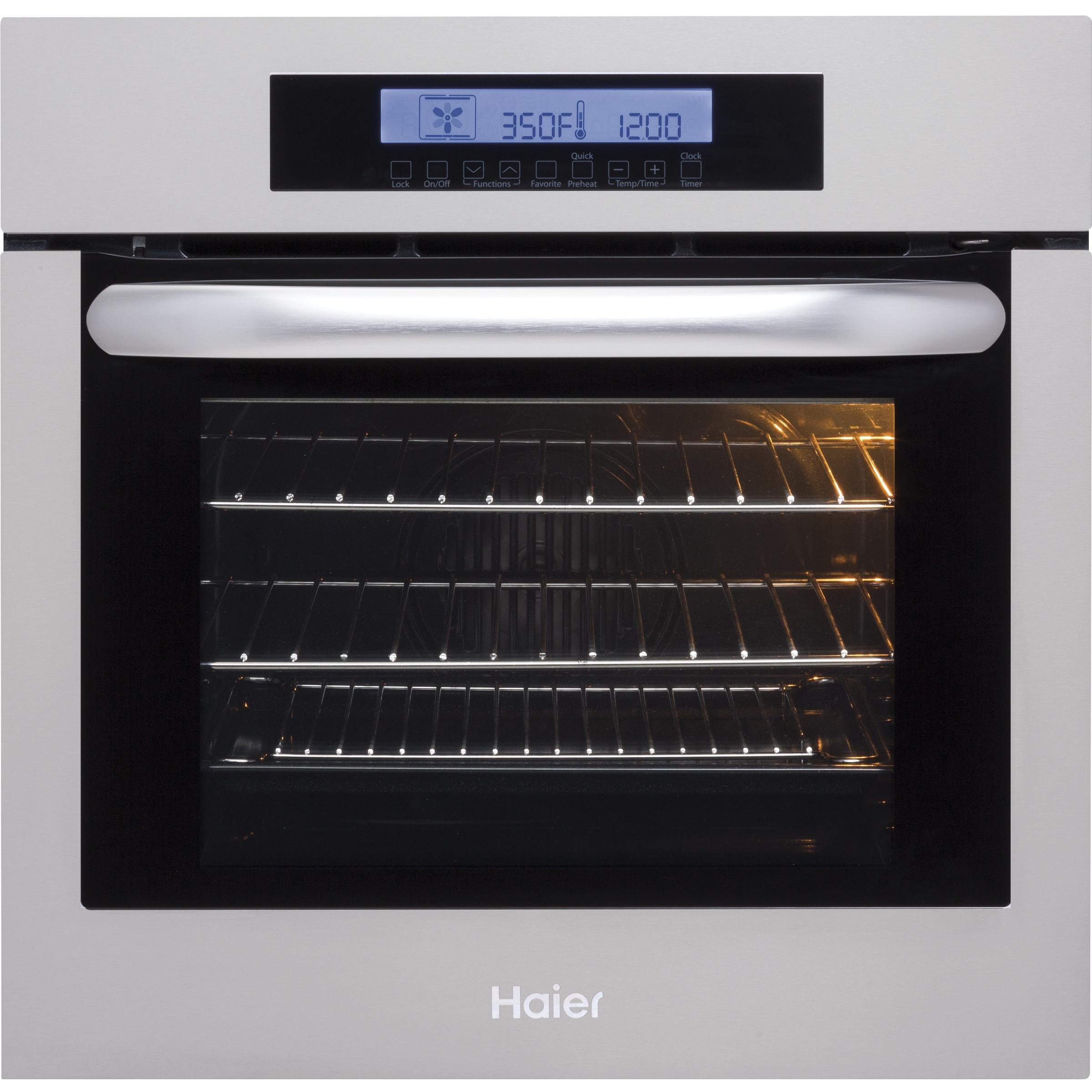 Haier 24-inch, 2 cu. ft. Built-in Single Wall Oven with Convection HCW2360AES