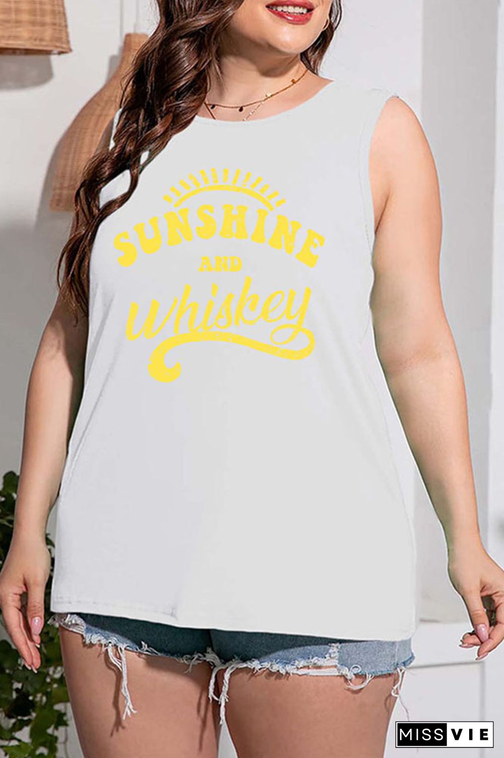 Sunshine And Whiskey Tank Top