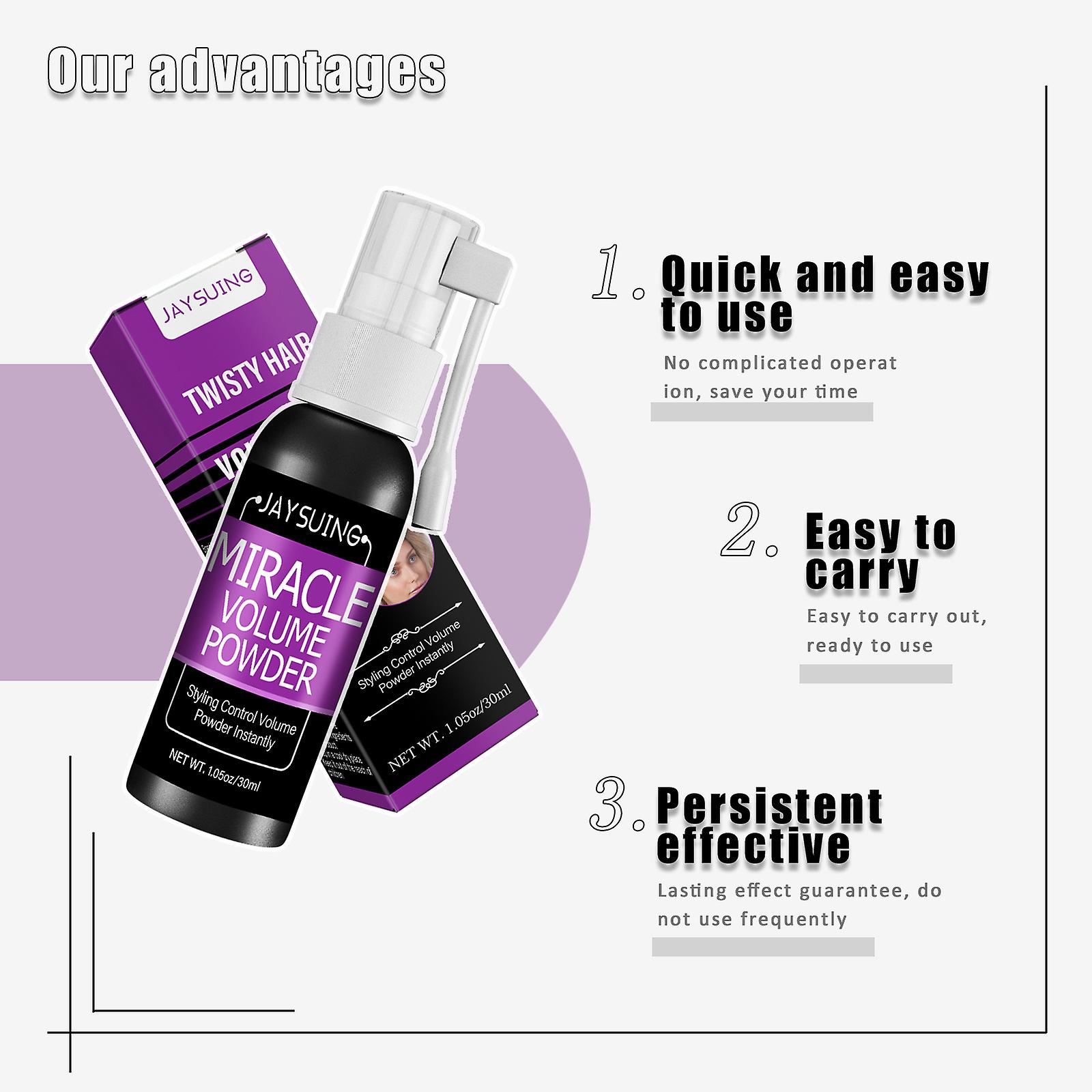 Hair Fluffy Spray Oil-free Refreshing Air-sensitive Oil-controlled Dry Hair Long-lasting Styling Lazy People