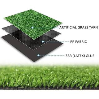 Kingdely 6.6 ft. x 10 ft. Green Artificial Grass Weed Barrier Landscape Fabric TCHT-XLH0999-01-03