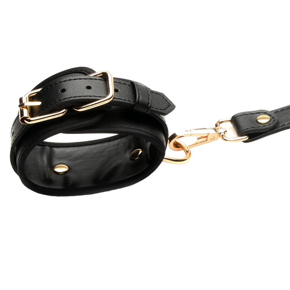 Strict Bondage Harness with Bows OSXL in Black