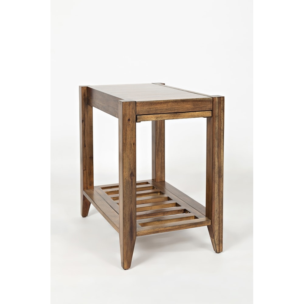 Beacon Street Acacia Hardwood Chairside Table by Jofran