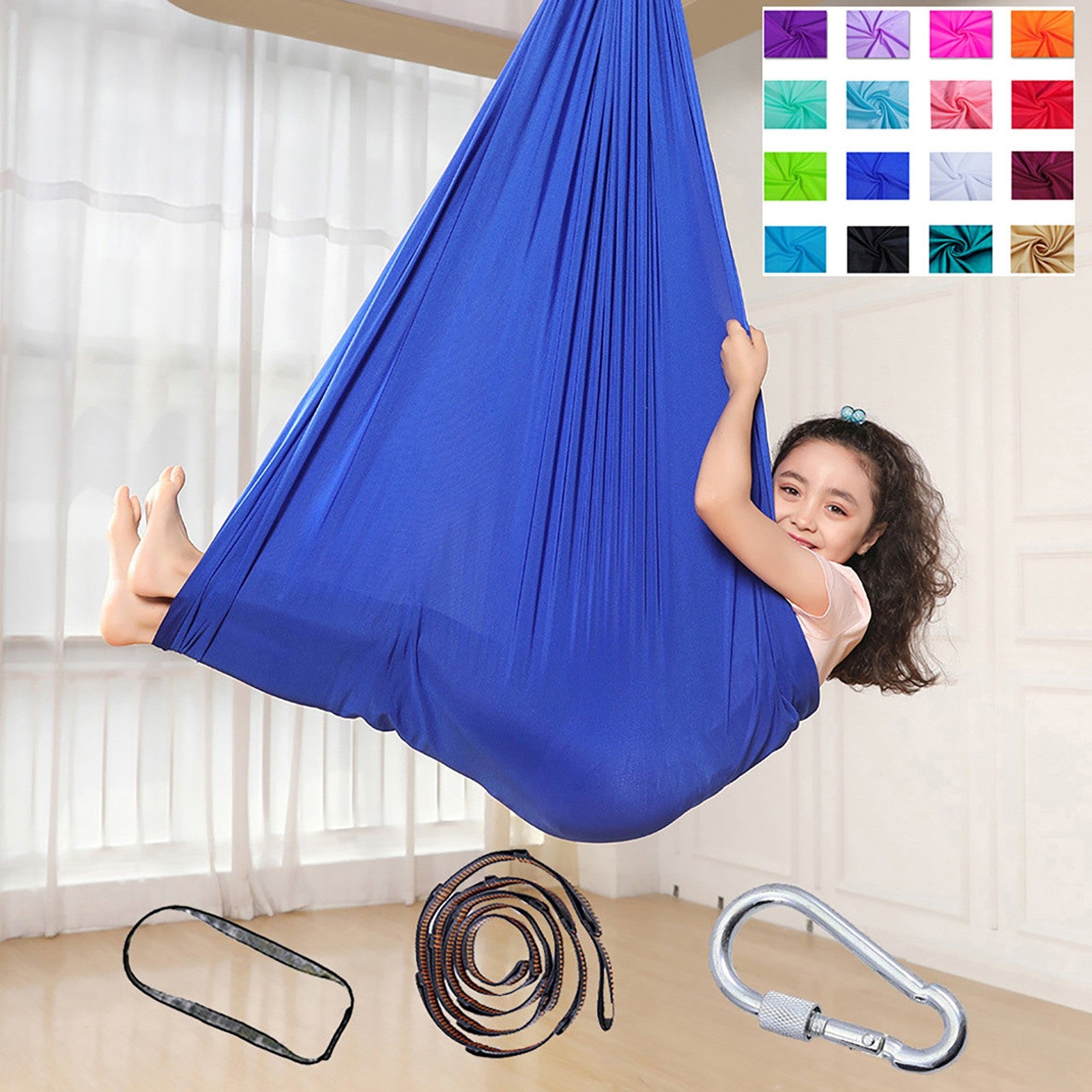 Toyfunny Home Child Hammocks Chair Kids Swing Pod Outdoor Indoor Hanging Seat Hammocks