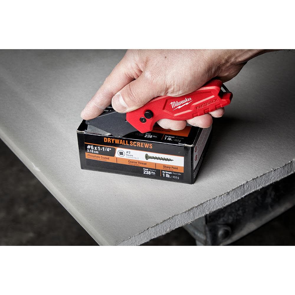 Milwaukee FASTBACK Compact Folding Utility Knife 48-22-1500 from Milwaukee