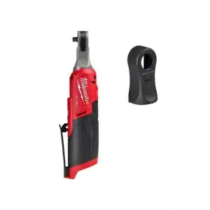 Milwaukee M12 FUEL 12-Volt Lithium-Ion Brushless Cordless High Speed 3/8 in. Ratchet With 1/4 in. And 3/8 in. Rubber Boot