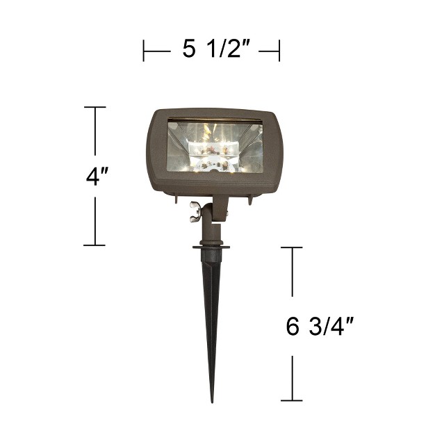 John Timberland Bronze Led Flood Light Landscape Kit