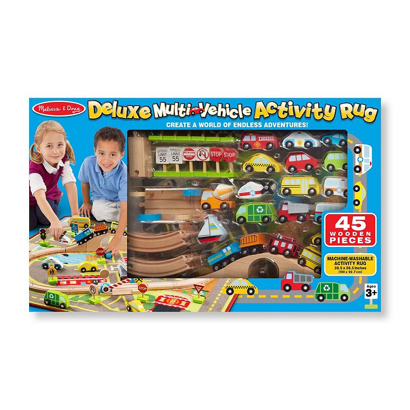 Melissa and Doug Deluxe Multi-Vehicle Activity Rug