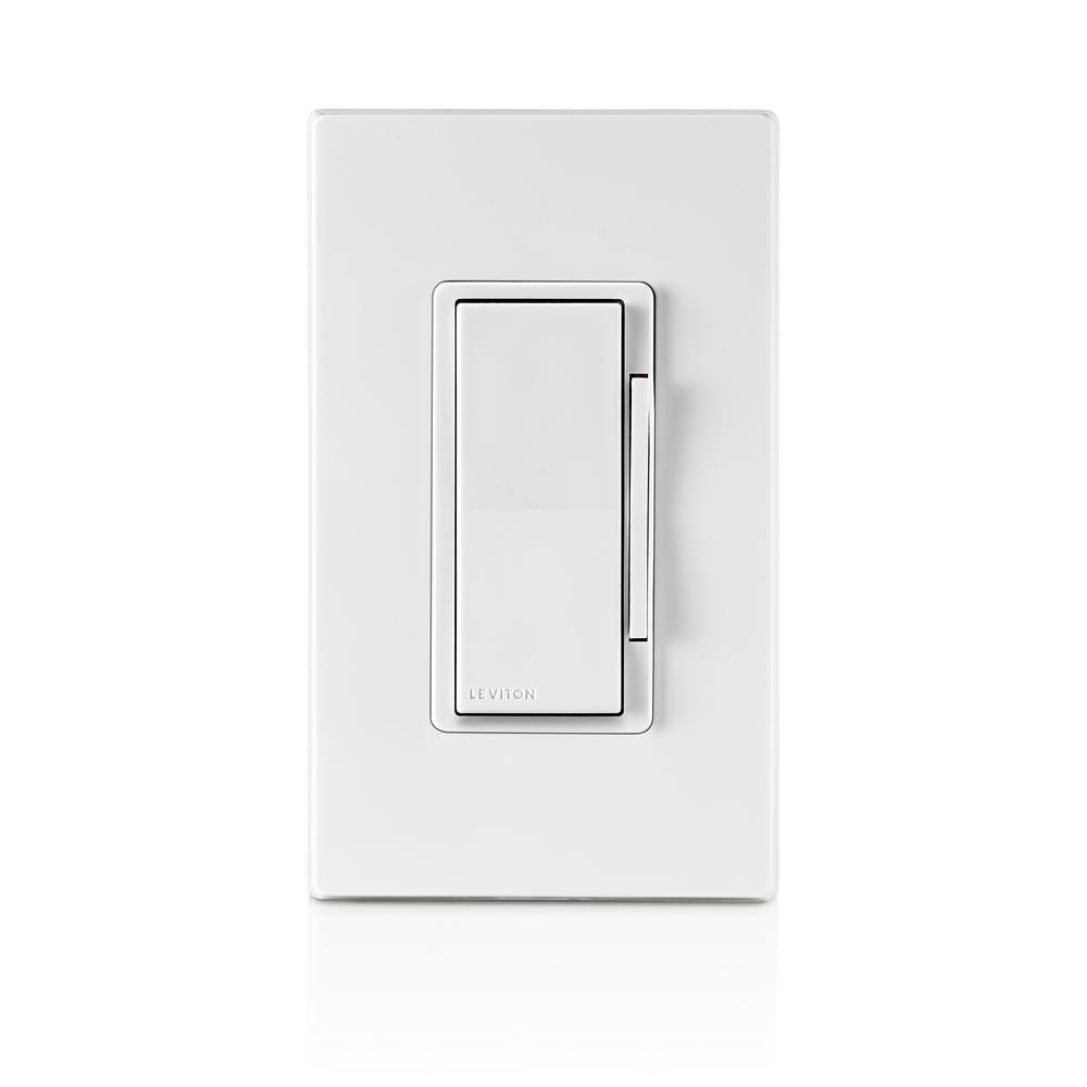 Leviton Decora Smart 600-Watt Single Pole Dimmer with Z-Wave Technology White R52-DZ6HD-2RW