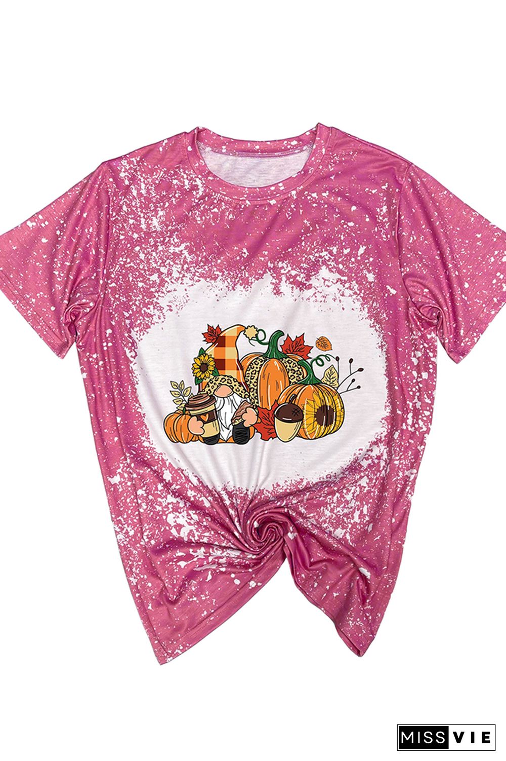 Thanksgiving Gnome Graphic Tee Wholesale