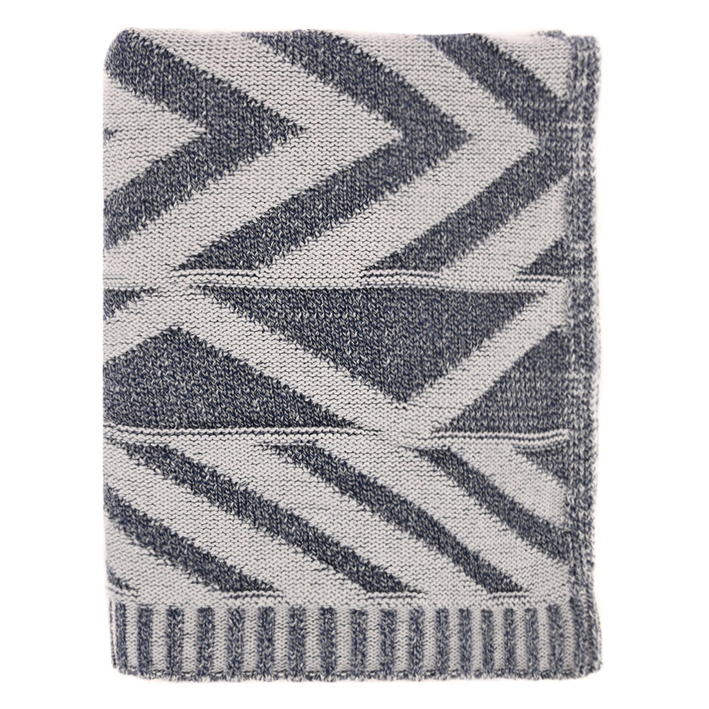 Grey Aztec Throw