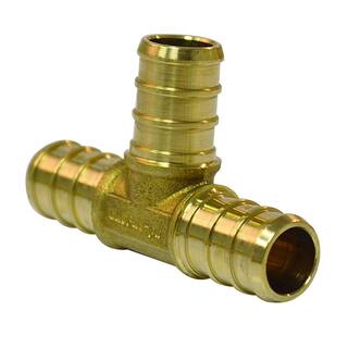 Apollo 12 in. Brass PEX-B Barb Tee APXT12