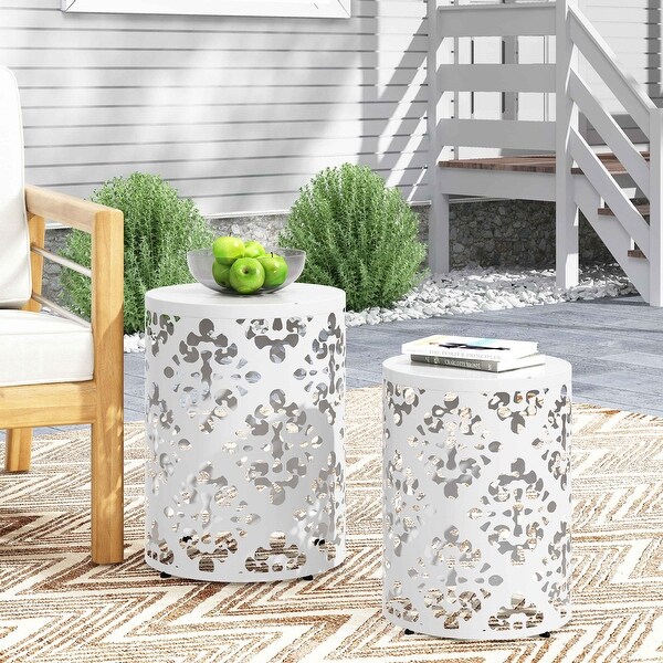 2024 NEW Metal end /side table set of 2