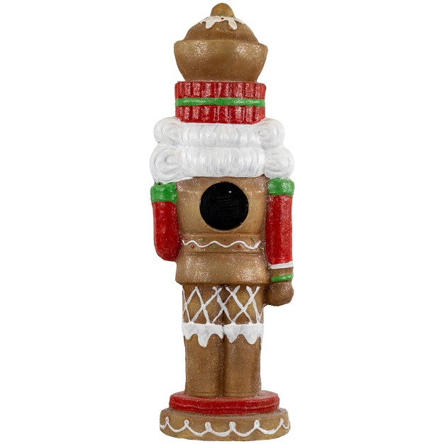 Led Lighted Gingerbread Nutcracker Christmas Figurine