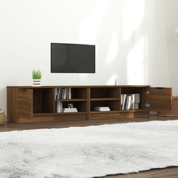 TV Cabinets 2 pcs Brown Oak 31.5