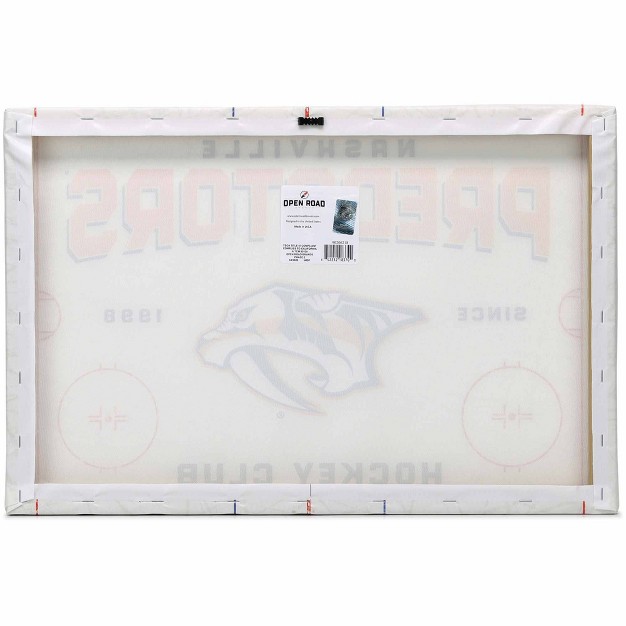 Nhl Nashville Predators Rink Canvas