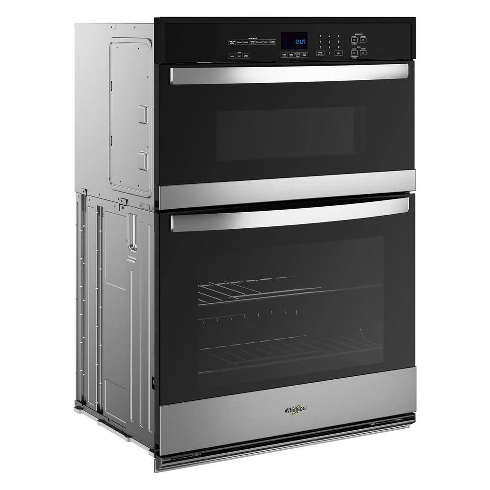 Whirlpool 30 in. Electric Wall Oven  Microwave Combo in. Stainless Steel WOEC3030LS