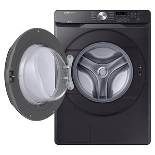  4.5 cu. ft. High-Efficiency Front Load Washer with Self-Clean+ in Brushed Black WF45T6000AV