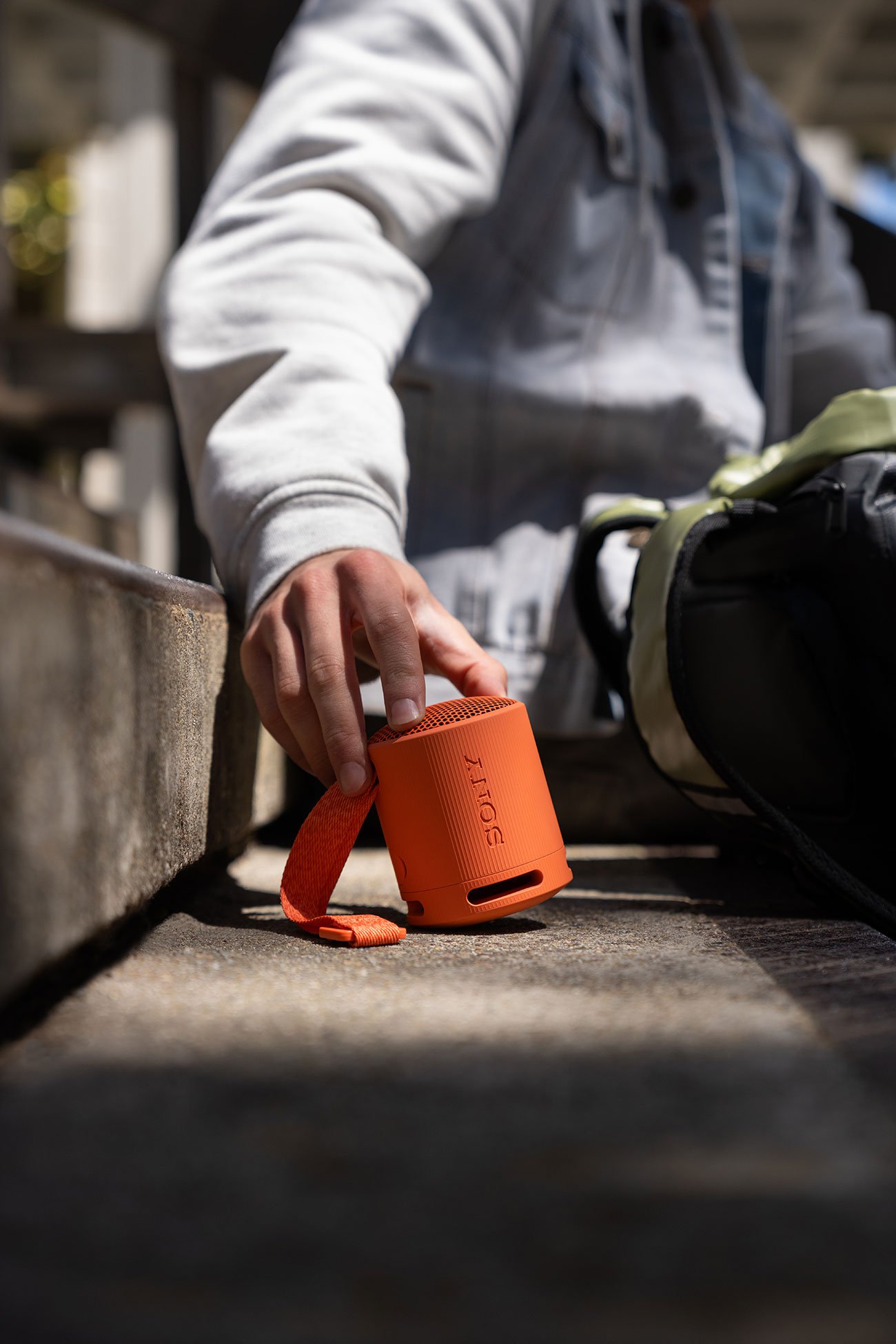  Orange Compact Bluetooth Wireless Speaker