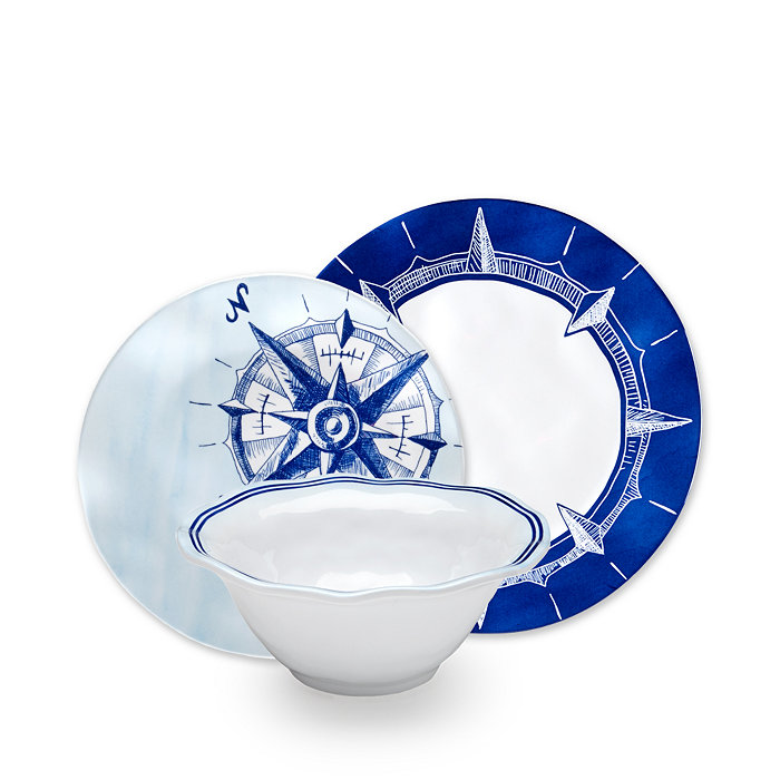 Q Squared Portsmouth Melamine 12 PC Set