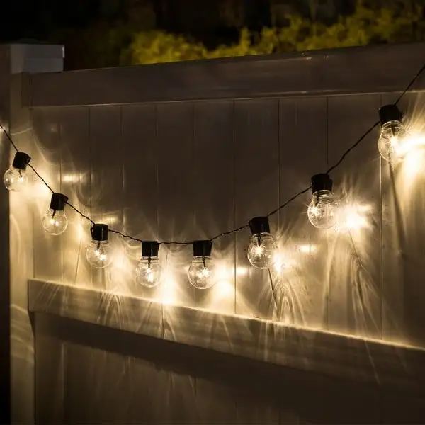 SOCIALITE Solar Powered LED Patio Bulb String Lights