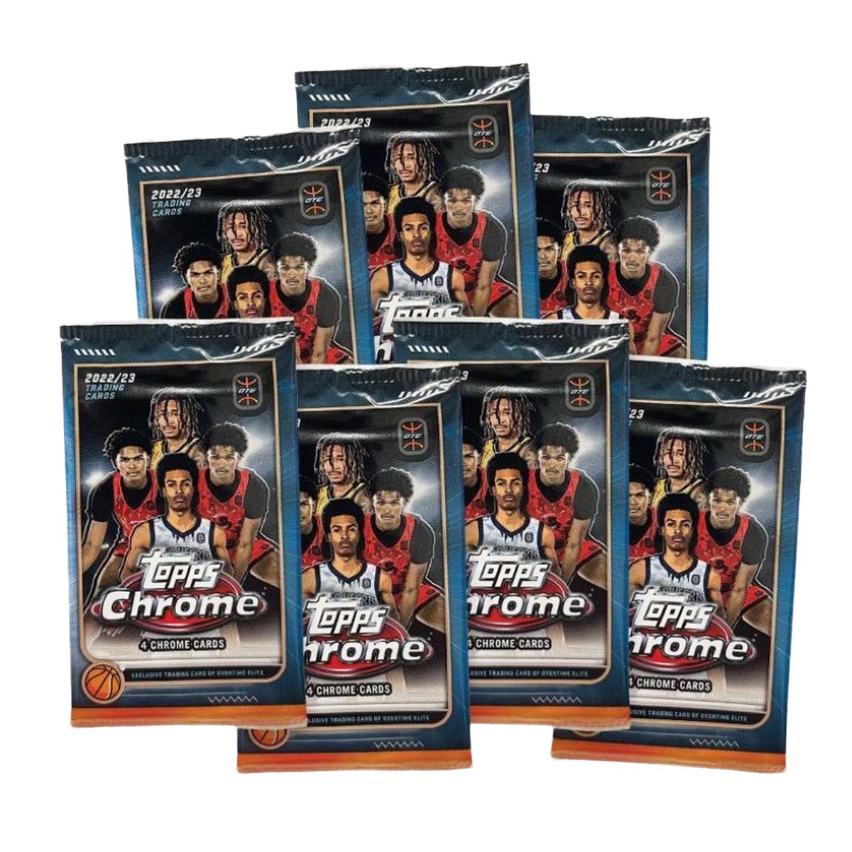 2023 Topps Overtime Elite Basketball Chrome Trading Card Game Blaster Box