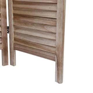 67 in. H Wood Privacy Screen Garden Fence in Oak CX510WS-OK