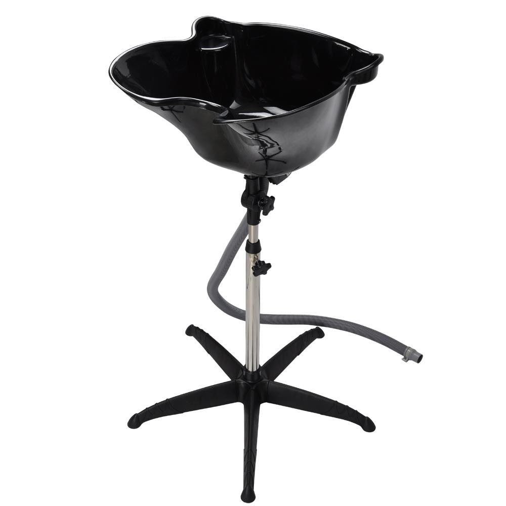 Yescom Deep Shampoo Bowl Salon Hair Basin Adjustable Black