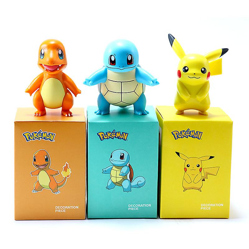 3pcs Pokémon Blind Box Pokémon Pikachu Figure