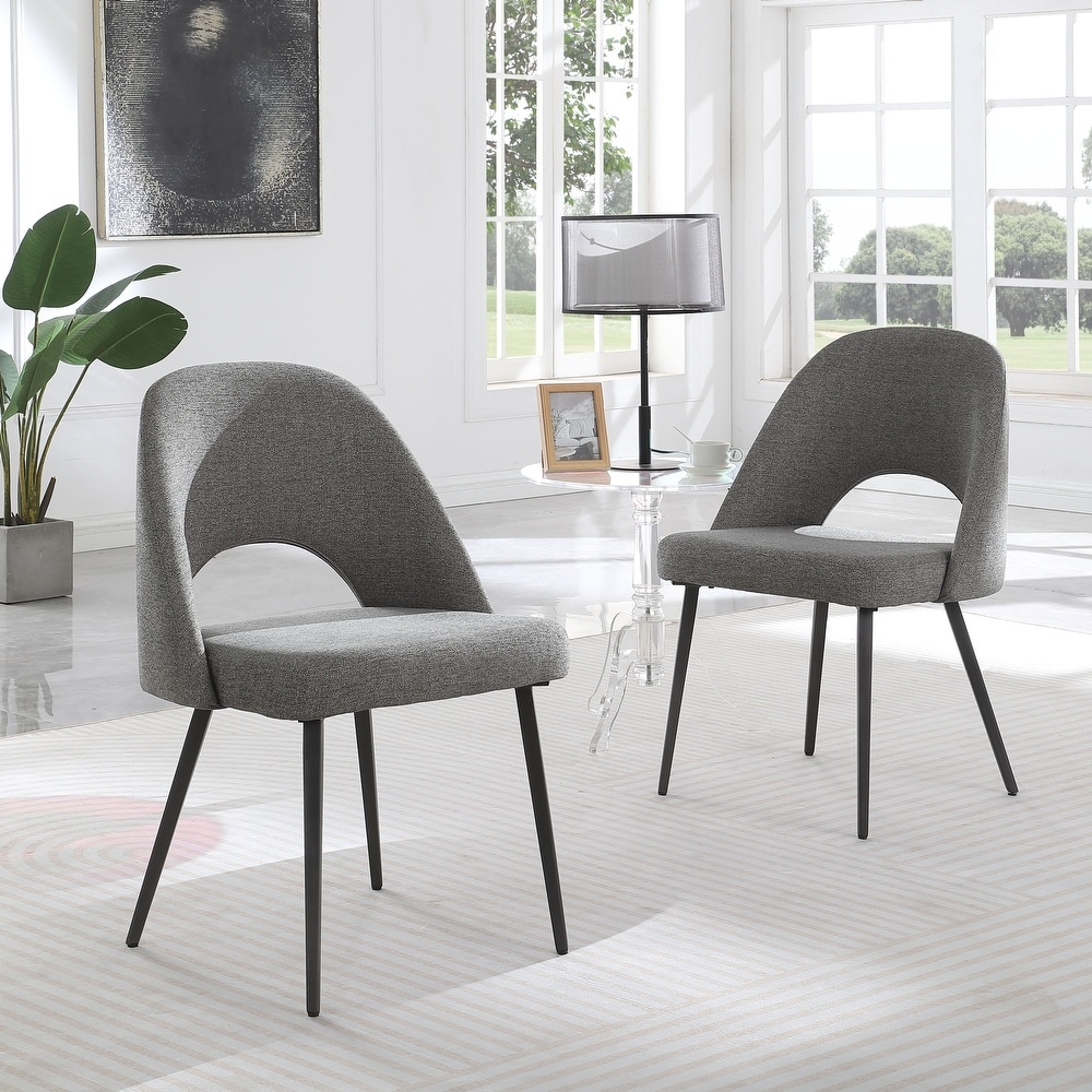 Morden Fort Modern Dining Chair Set of 2 for Kitchen  Living Room  Bedroom