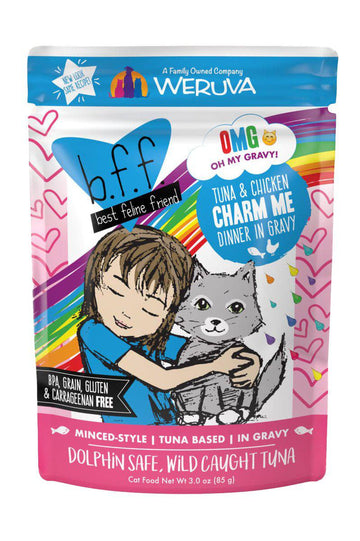 B.F.F. Tuna and Chicken Charm Me Cat Food Pouch