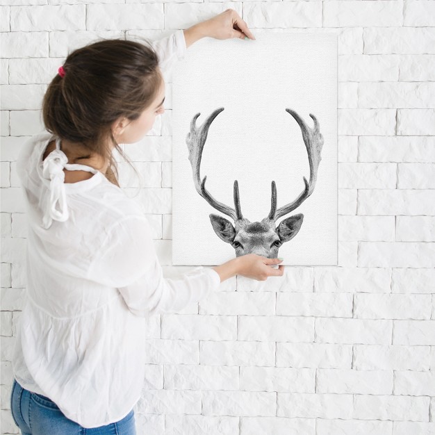 Americanflat Animal Minimalist Deer By Nuada Poster Art Print