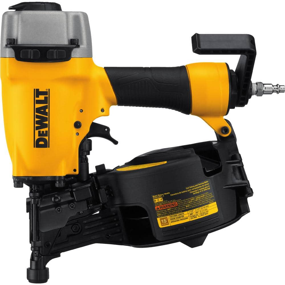 DEWALT Pneumatic 15-Degree Coil Siding Nailer DW66C-1