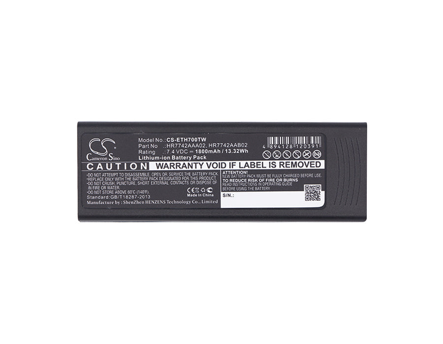 Cassidian P3G TPH700 1800mAh Replacement Battery BatteryClerkcom Two Way Radio