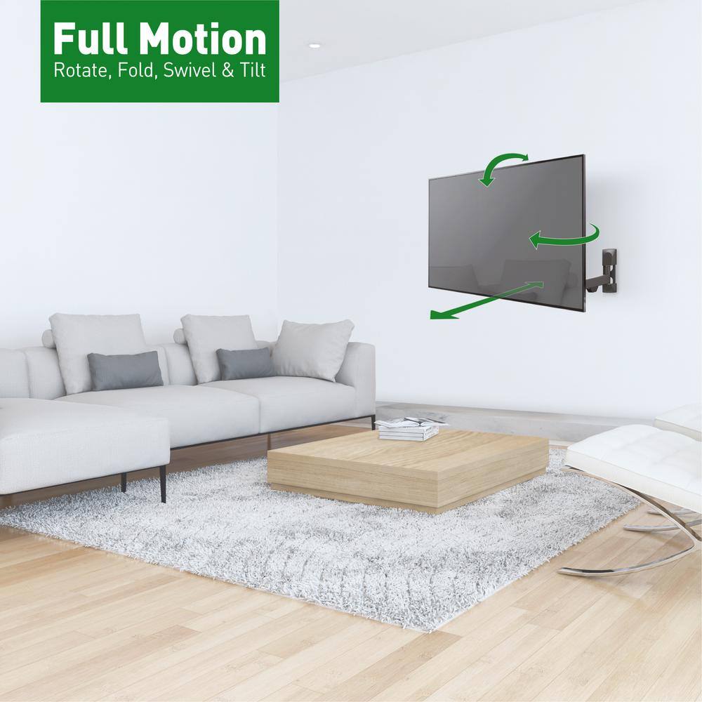 Barkan a Better Point of View Barkan 13 in to 39 in Full Motion - 4 Movement Flat TV Wall Mount up to 55 lbs UL certified 2400.B