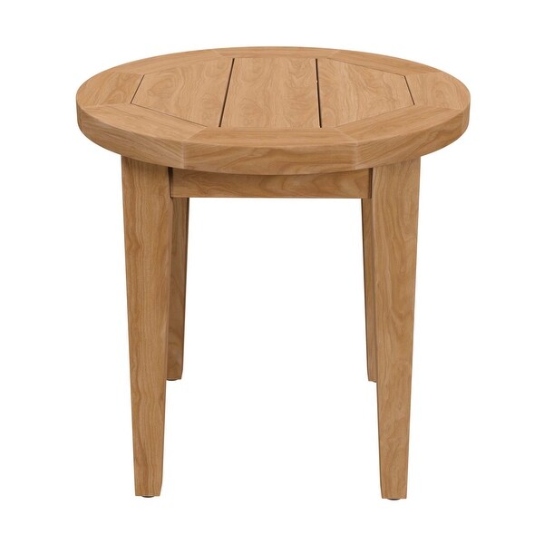 Brisbane Teak Wood Outdoor Patio Side Table