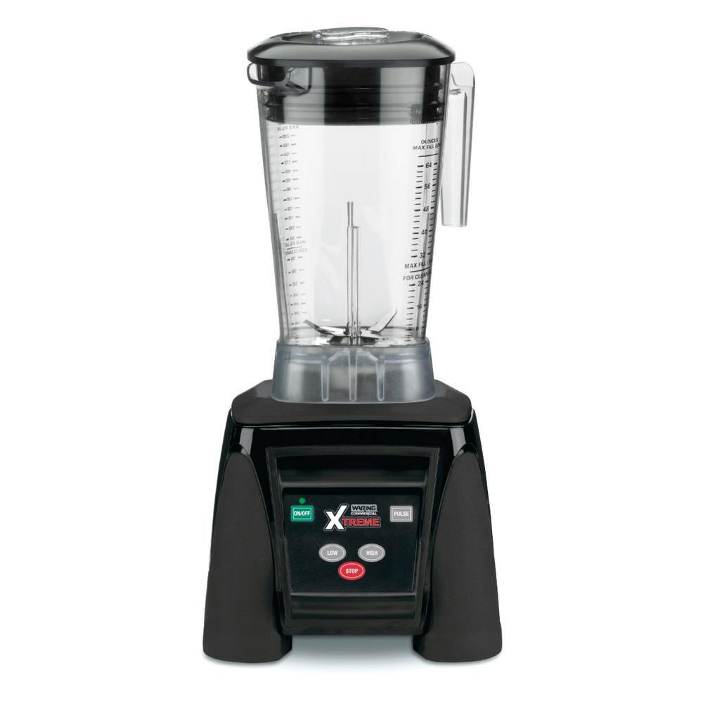 Waring Commercial Xtreme 64 oz. 2-Speed Clear Blender with 3.5 HP Electronic Keypad and BPA-Free Copolyester Container MX1050XTX