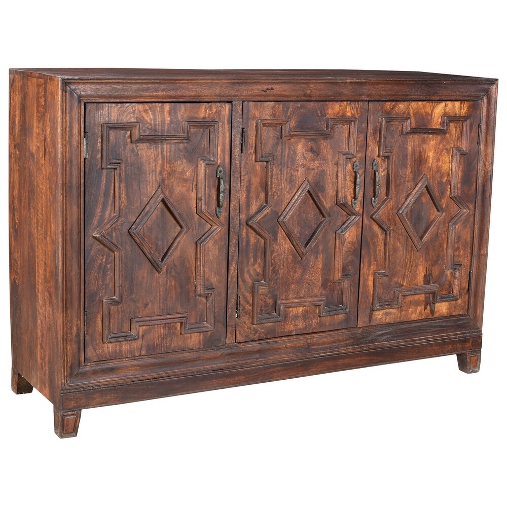 Aubrey 3 Door Diamond Sideboard   58\