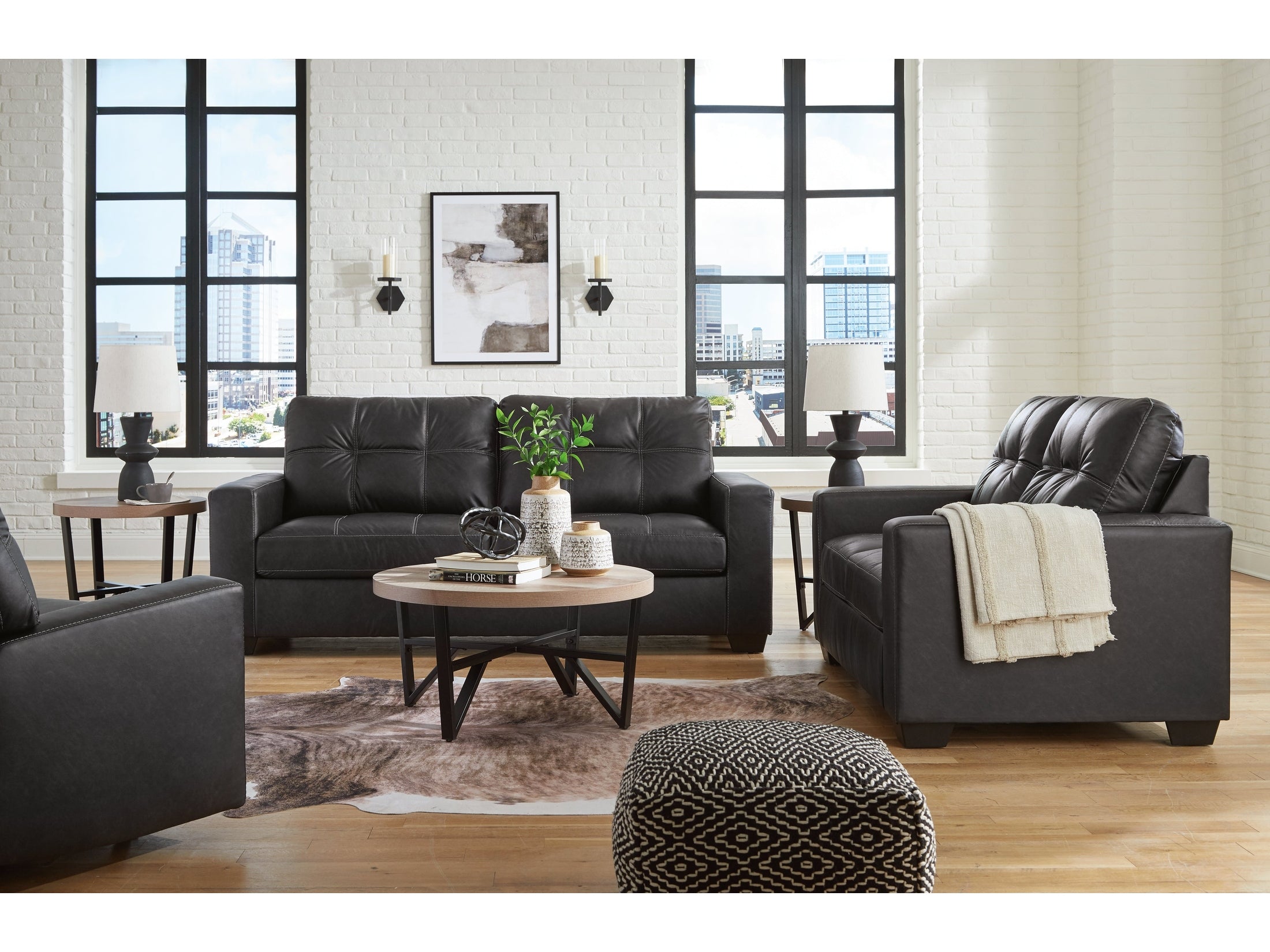 (Online Special Price) Barlin Mills Sofa, Loveseat and Recliner