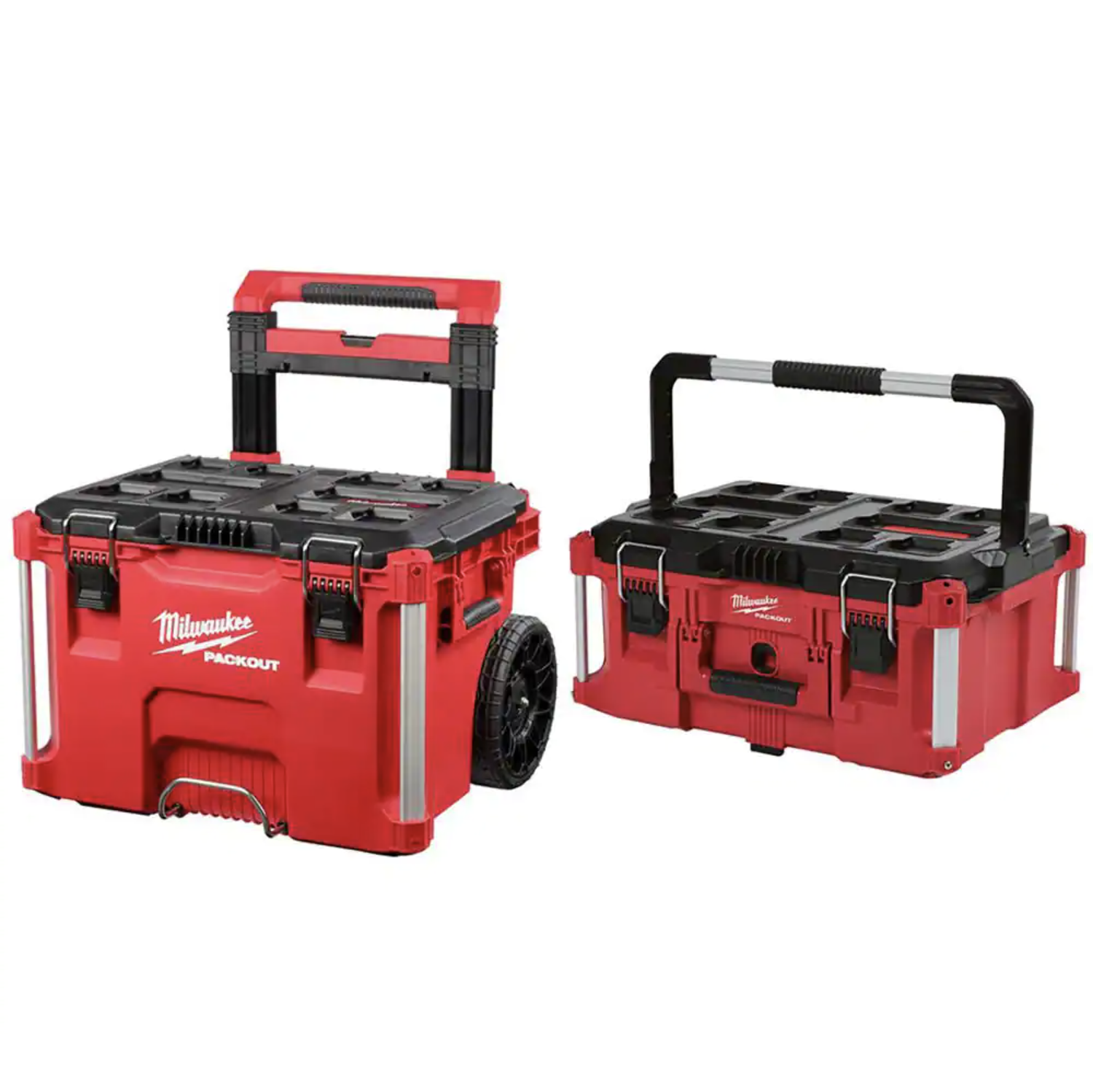 Milwaukee PACKOUT 22 in. Rolling Tool Box and 22 in. Large Tool Box (48-22-8426-8425)