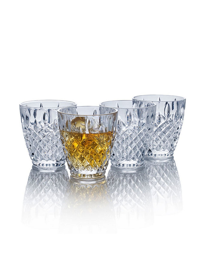 Mikasa Harding Double Old Fashioned Glasses Set of 4