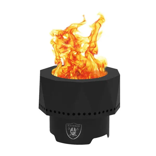 Blue Sky Las Vegas Raiders Ridge Smokeless Fire Pit