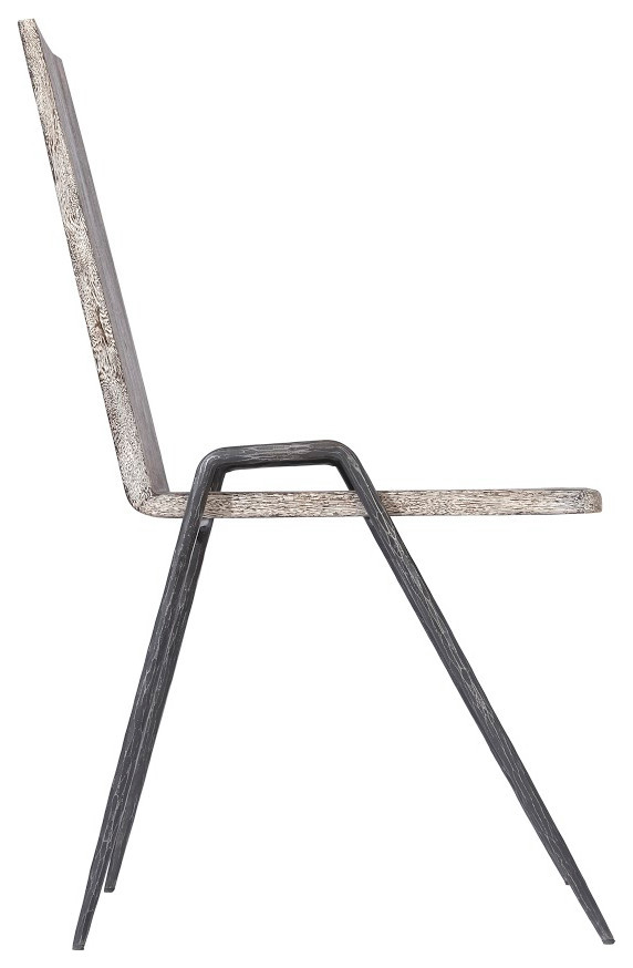 Forged Leg Dining Chair  Metal   Industrial   Dining Chairs   by Phillips Collection  Houzz