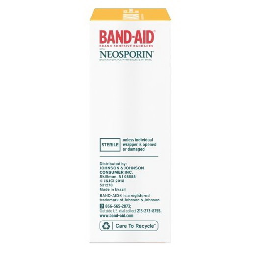 Band Aid Assorted Sizes Infection Defense With Neo...