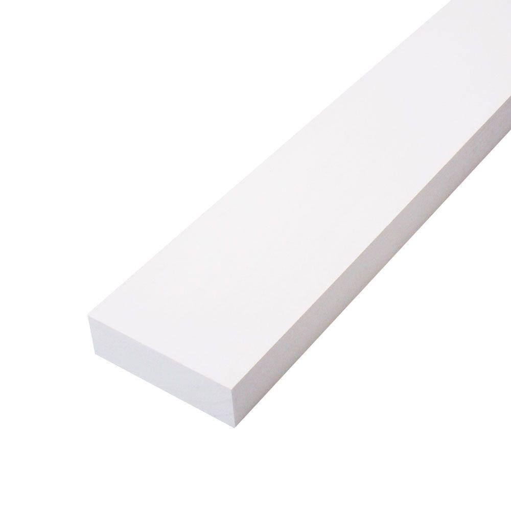 54 in. x 4 in. x 12 ft. Primed Finger-Joint Wood Board 403614